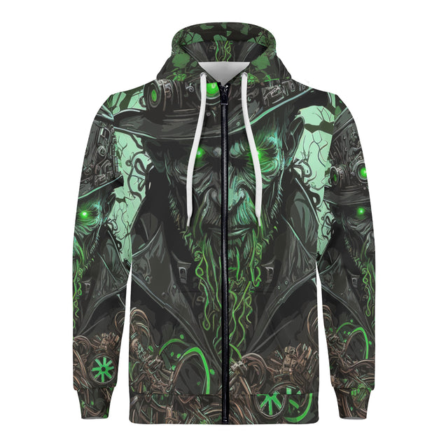 Men's All Over Print Zip Hoodie - Cannon Custom Printing