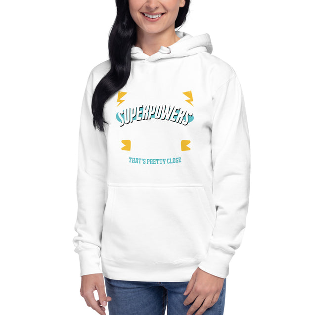 I don't have superpowers, I'm a Mom, that's pretty close - Unisex Premium Hoodie | Cotton Heritage M2580 - Cannon Custom Printing