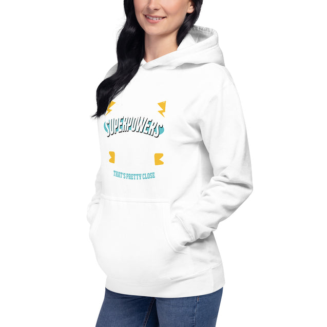 I don't have superpowers, I'm a Mom, that's pretty close - Unisex Premium Hoodie | Cotton Heritage M2580 - Cannon Custom Printing