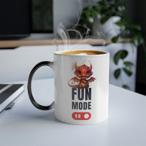 Fun mode on dragon 110z Color Morphing Mug - Cannon Custom Printing